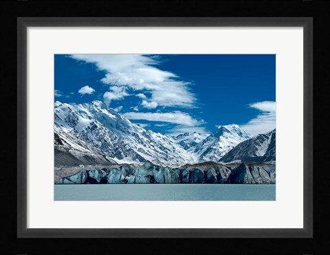 Framed Tasman Glacier Terminal Lake, South Island, New Zealand Print