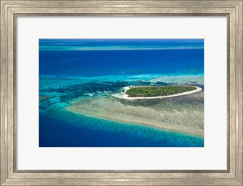 Framed Australia, Cairns, Great Barrier Reef, Green Island Print