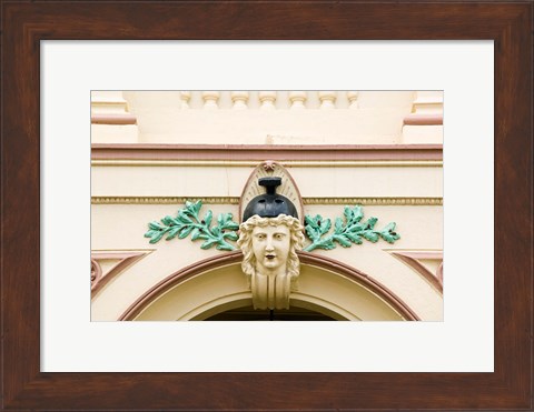 Framed Australia, Queensland, Maryborough Building detail Print