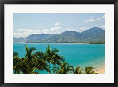 Framed Australia, Port Douglas, Trinity Bay, Flagstaff Hill Print