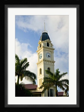 Framed Australia, Queensland, Bundaberg Post Office Tower Print