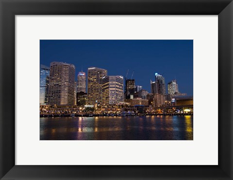 Framed Darling Harbour, Sydney, New South Wales, Australia Print