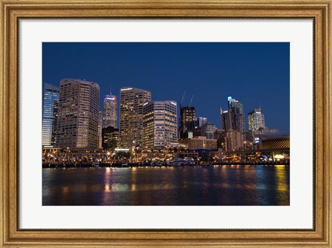 Framed Darling Harbour, Sydney, New South Wales, Australia Print