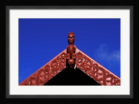 Framed New Zealand, North Island, Maori Arts and Crafts Print