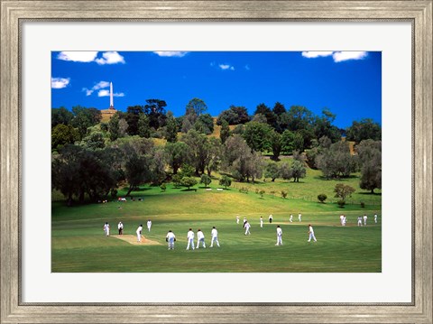 Framed Cornwall Cricket Club, Auckland, New Zealand Print