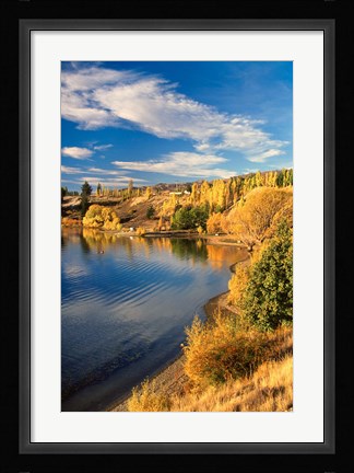 Framed Lake Dunstan, Central Otago, New Zealand Print