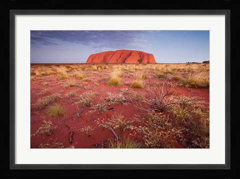 Framed Australia, Uluru-Kata Tjuta NP, Outback, Ayers Rock Print