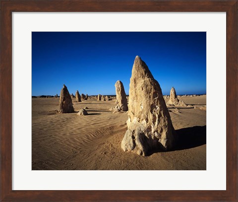Framed Pinnacles, Nambung National Park, Western Australia, Australia Print