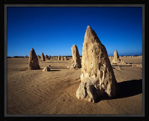 Framed Pinnacles, Nambung National Park, Western Australia, Australia Print