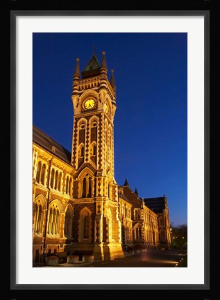 Framed Historic Registry Building, University of Otago, South Island, New Zealand (vertical) Print