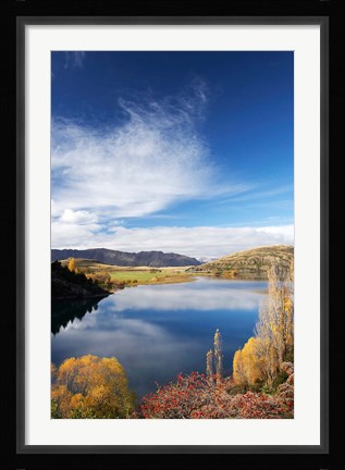 Framed Lake Wanaka, Otago, South Island, New Zealand Print