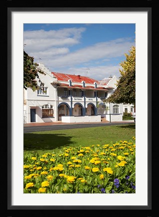 Framed National Hotel, Waikato, North Island, New Zealand Print
