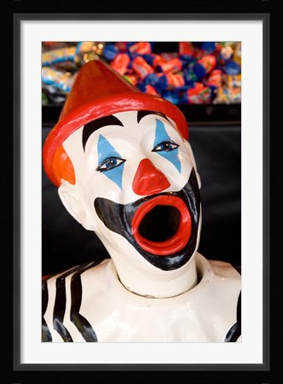 Framed Laughing Clown, Bay of Plenty, North Island, New Zealand Print