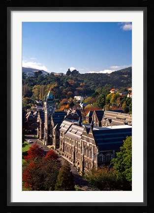 Framed University of Otago, Dunedin, New Zealand Print