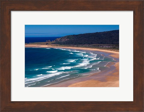 Framed Tautuku Bay, Catlins, New Zealand Print