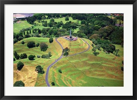 Framed One Tree Hill, One Tree Hill Domain, Auckland Print