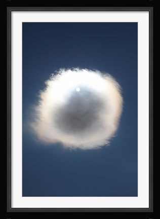 Framed Clouds, Mackenzie, Canterbury, South Island, New Zealand Print