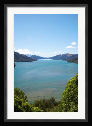 Framed Mahakipawa Arm, South Island, New Zealand Print