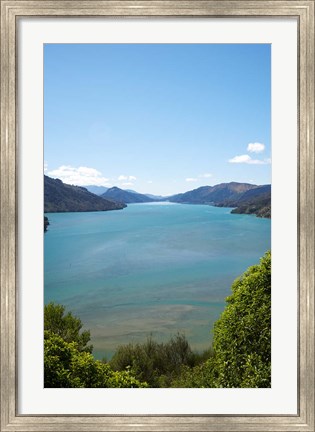Framed Mahakipawa Arm, South Island, New Zealand Print