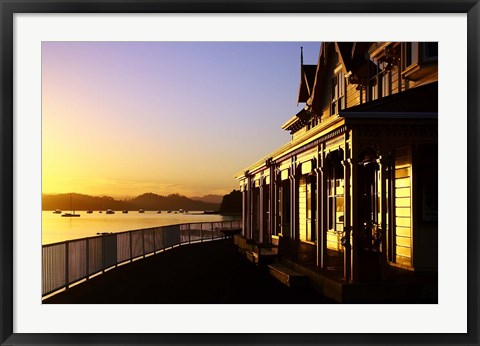 Framed New Zealand, Fullers Building, Paihia, Bay of Islands Print