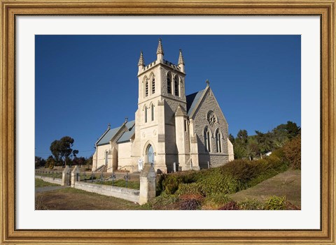 Framed New Zealand, South Island, St Martins Anglican Church Print