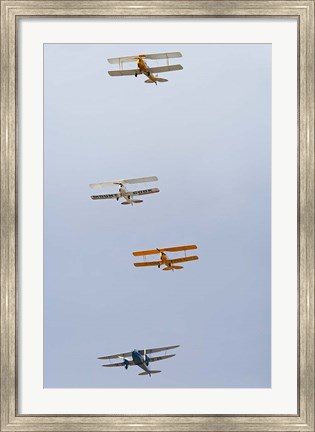 Framed New Zealand, Warbirds Over Wanaka, Vintage Airplanes Print