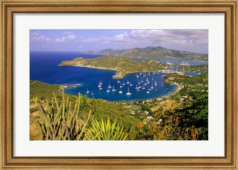 Framed English Harbour, Antigua Print