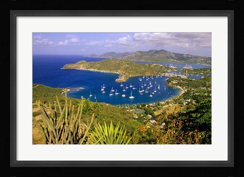 Framed English Harbour, Antigua Print