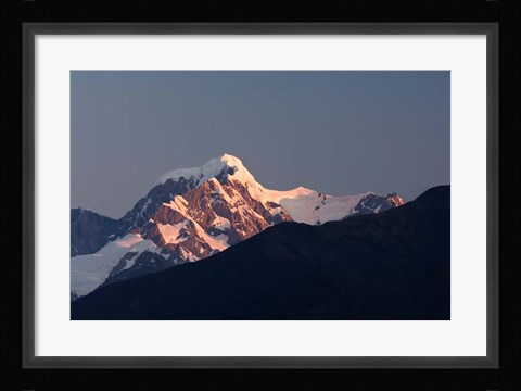 Framed New Zealand, South Island, Westland NP, Fox Glacier Print