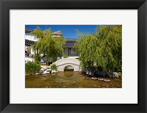 Framed Chinese Gardens, Dunedin, South Island, New Zealand Print