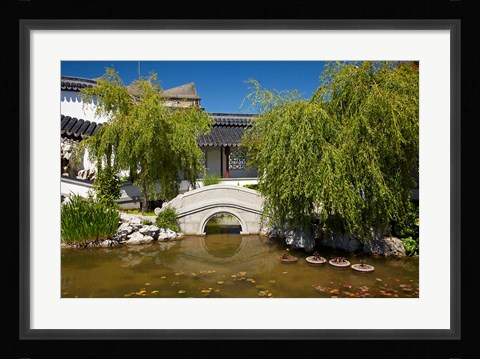 Framed Chinese Gardens, Dunedin, South Island, New Zealand Print