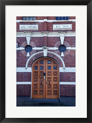 Framed Entrance to old Dunedin Prison (1896), Dunedin, South Island, New Zealand Print