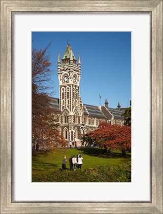 Framed Graduation photos at University of Otago, Dunedin, South Island, New Zealand Print