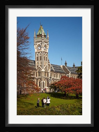 Framed Graduation photos at University of Otago, Dunedin, South Island, New Zealand Print