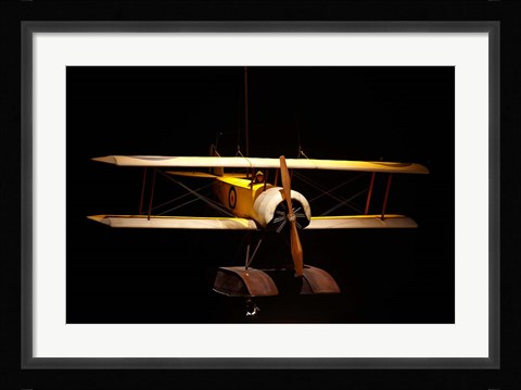 Framed Sopwith Baby seaplane, War plane, New Zealand Print