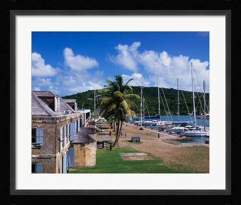 Framed Copper and Lumber Store, Antigua, Caribbean Print
