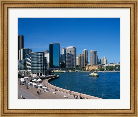 Framed Circular Quay, Sydney, Australia Print