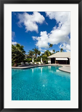 Framed Carlisle Bay Hotel, Antigua, West Indies, Caribbean Print