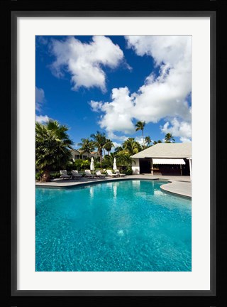 Framed Carlisle Bay Hotel, Antigua, West Indies, Caribbean Print