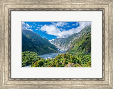 Framed New Zealand, South Island, Westland NP, Frans Joseph Glacier Print