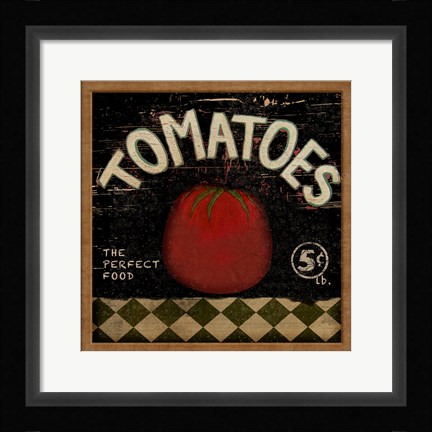 Framed Tomatoes Print