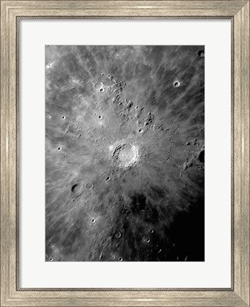 Framed Lunar Crater Copernicus Print