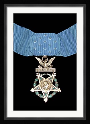 Framed Medal of Honor Print