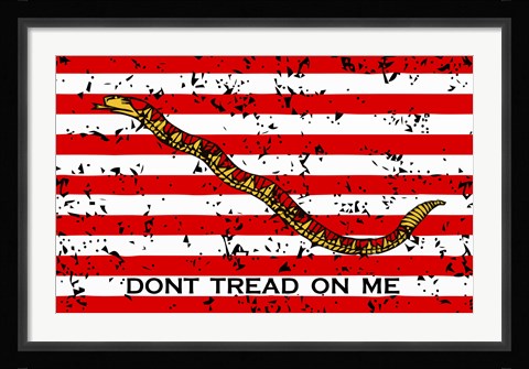 Framed First Navy Jack Print