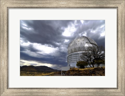 Framed Hobby-Eberly Telescope Observatory Dome at McDonald Observatory Print