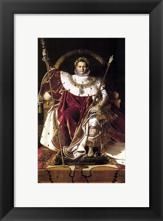 Framed Napoleon Bonaparte (restored) Print