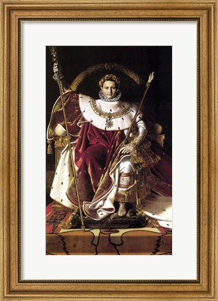 Framed Napoleon Bonaparte (restored) Print