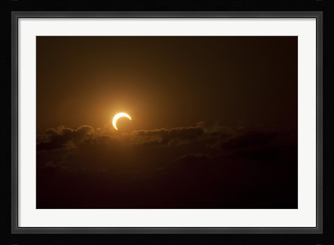 Framed Partial Solar Eclipse Print