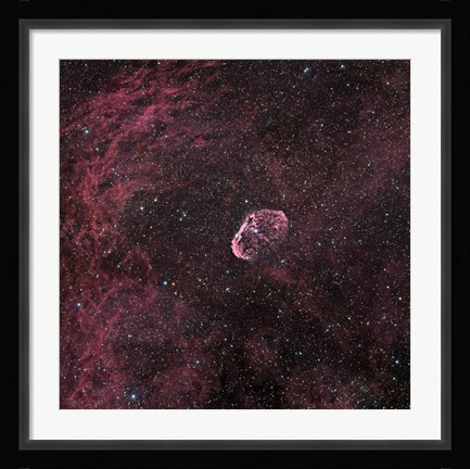 Framed Crescent Nebula Print