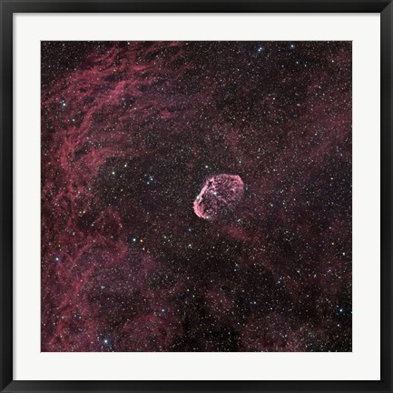 Framed Crescent Nebula Print